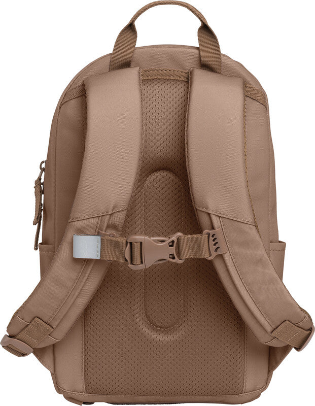 Beckmann Kindergartenrucksack, Mystic Brown, 10 l, 21×34×16 cm, mit Teddybäranhänger