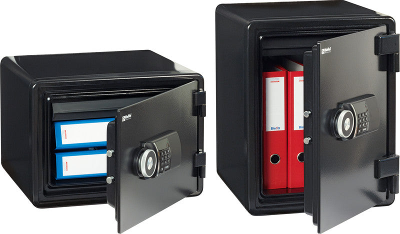 Rieffel Tresor – mit Elektronikschloss, Stahl, schwarz, 480 × 358 × 445 mm