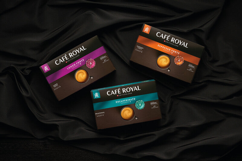 Café Royal Kaffeepads Espresso Forte – für Nespresso Professional – Intensität 8 – 50 Pads