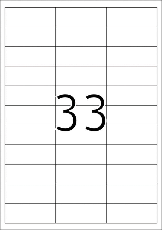 HERMA Schuletiketten – 66 × 25,4 mm, 6600 Stk, 200 Bogen, Papier, permanent haftend