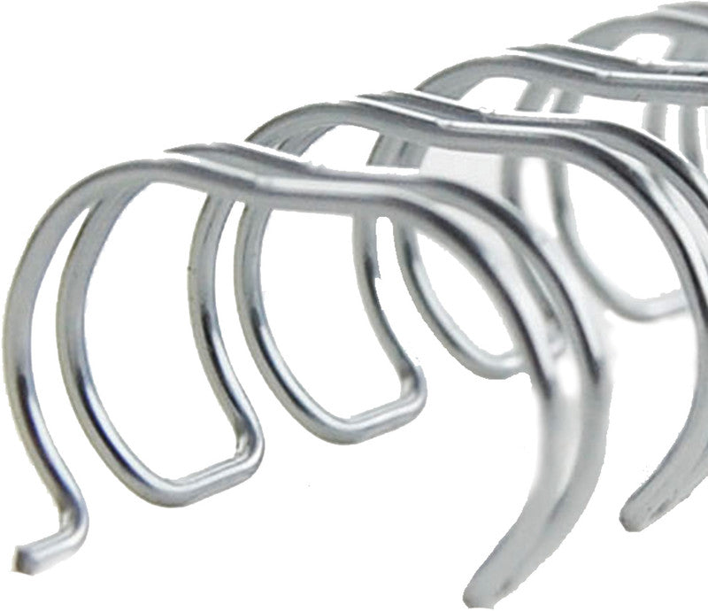GBC Bindedisc-Ringe – für A4 – Ø 8 mm, silber, Draht – 100 Stk.