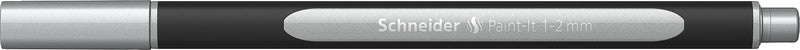 Schneider Schreibgeräte Paint-It Filzstift Metallic – 1–2 mm, Silber