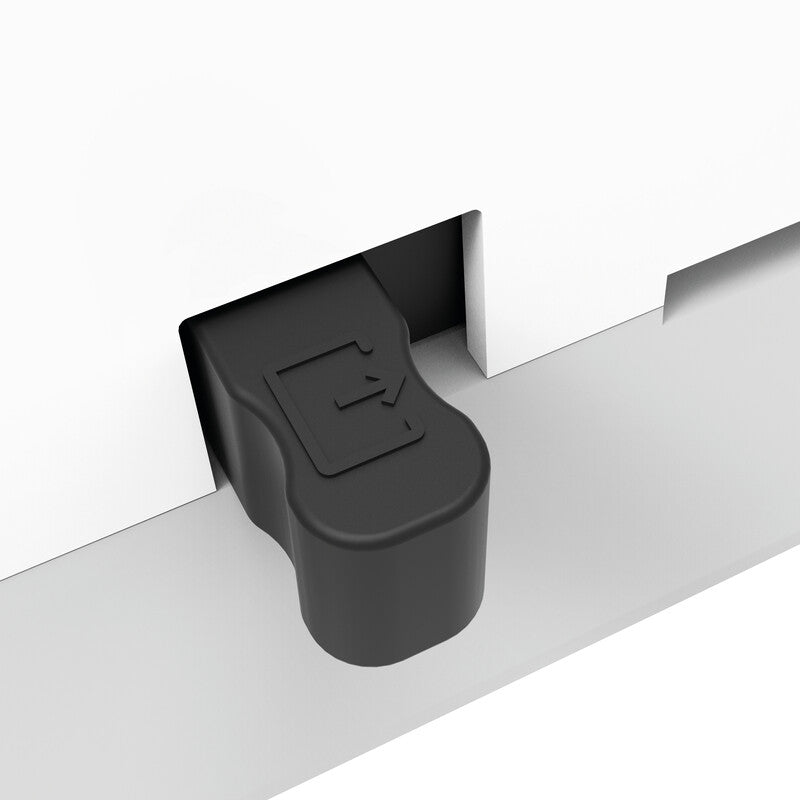 Q-CONNECT S3 Laminiergerät A4 – 2-Rollen, 75–125 µm, Kaltlamination, Aufheizzeit 1 Min., 420 mm/min, Weiss