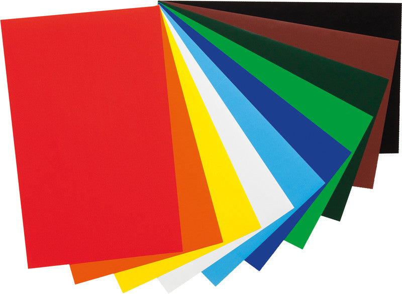 Folia Glanzpapier – 185 × 297 mm – 80 g/m² – sortiert – 10 Blatt