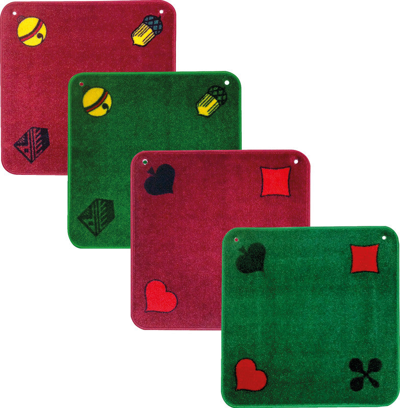 AGM Jassteppich Scherenschnitt, Perlvelours, Beige, 60 × 60 cm