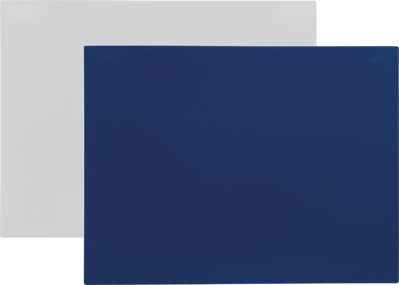 Kolma Schreibunterlage Protect Workspace – Blau – 650 × 500 mm – Kunststoff, rutschfest