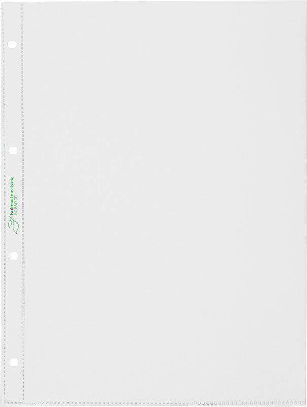 Kolma LineaVerde Sichtmappe A4 – transparent, Kunststoff, blendfrei, 90 µm, 100er-Pack