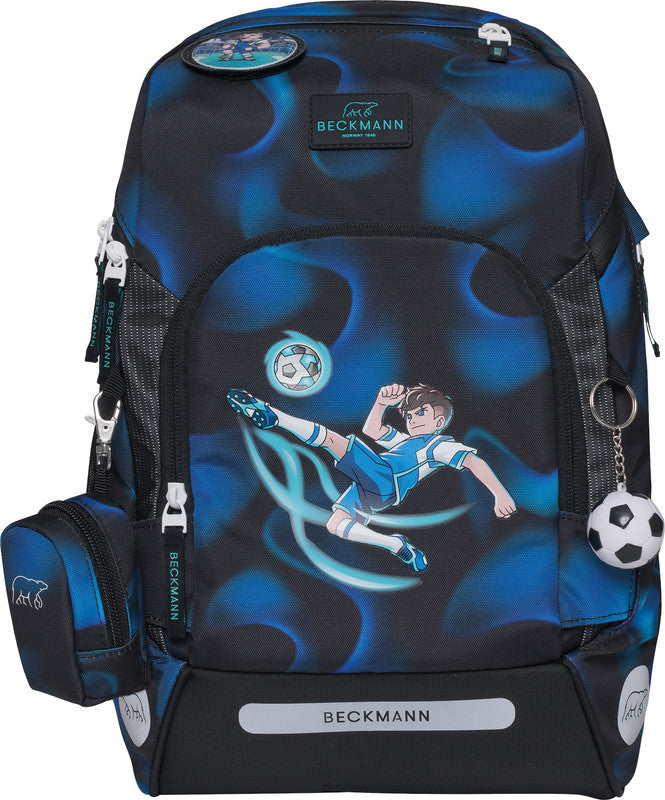 Beckmann Schulrucksack Active Air Flx – 6-teilig – Magic League – 26,0×39,0×22,0 cm – Recycelte Materialien