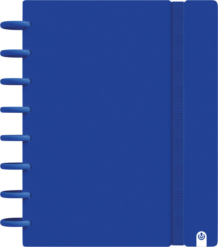 Carchivo Ingeniox Spiralbuch, A5, liniert, Spiralbindung, 160 Seiten, 100 g/m² – Blau