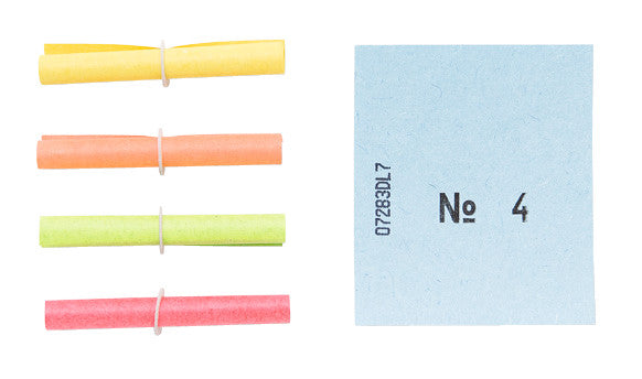 Noname Tombola Trefferlose, aus Papier, sortiert, 40 × 45 mm, 50 Stück, nummeriert