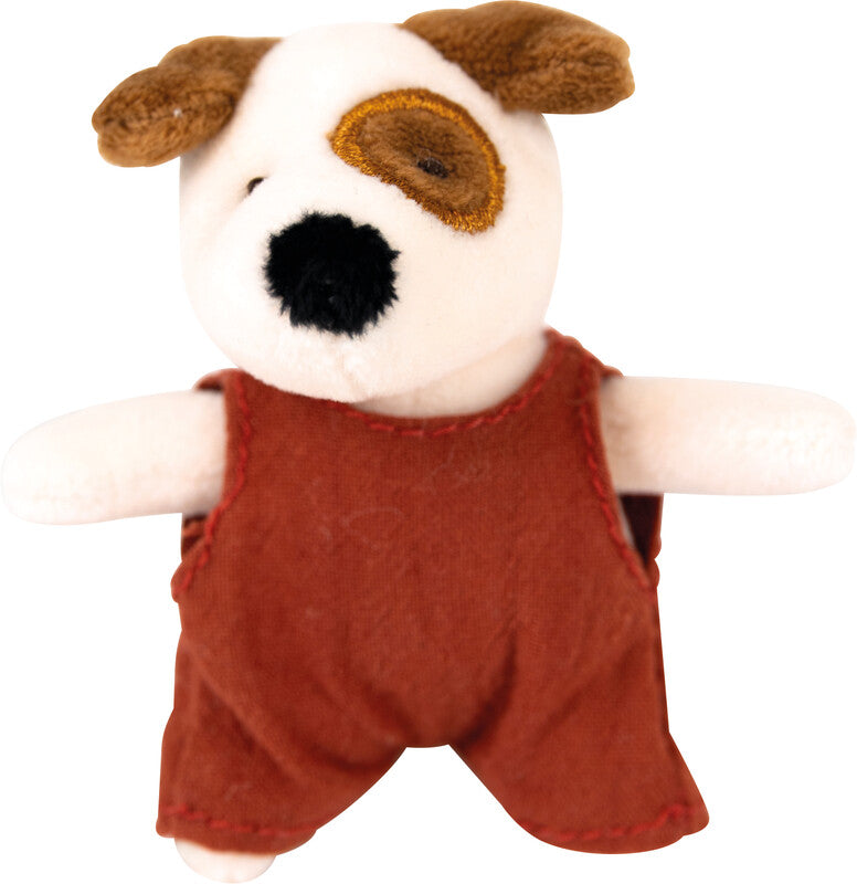 Egmont Plüschtier Hund Eddie – 9 cm – Mehrfarbig