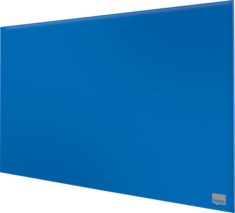 Nobo Whiteboard – 100 × 56 cm, Glas, magnetisch, Wandmontage, inkl. Montagesatz, Stifteablage, Magnete