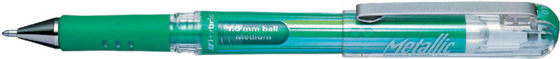 Pentel Hybrid Gel Grip DX Gelschreiber 6er Etui – 6 Farben, 1 mm, wasserfest, lichtbeständig, Kappe