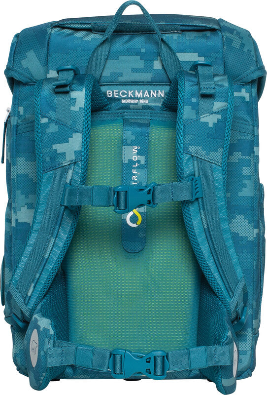 Beckmann Schulrucksack Plus Air – 6-teilig – Jungle Game