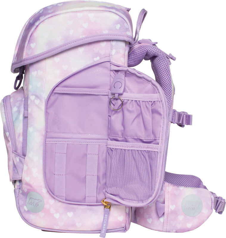 Beckmann Schulrucksack-Set Plus Air – 6-teilig – Unicorn Princess Purple