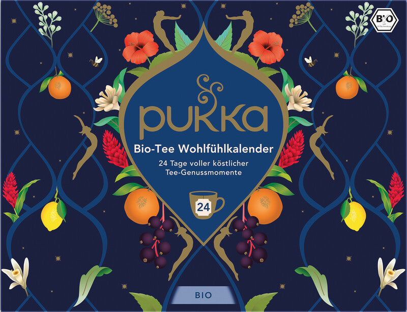 Pukka Adventskalender, 2025 – 24 Bio-Tees