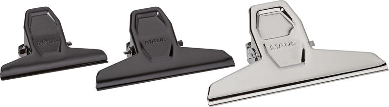 MAUL Büroklammern – 125 × 35 mm – Metall – Schwarz
