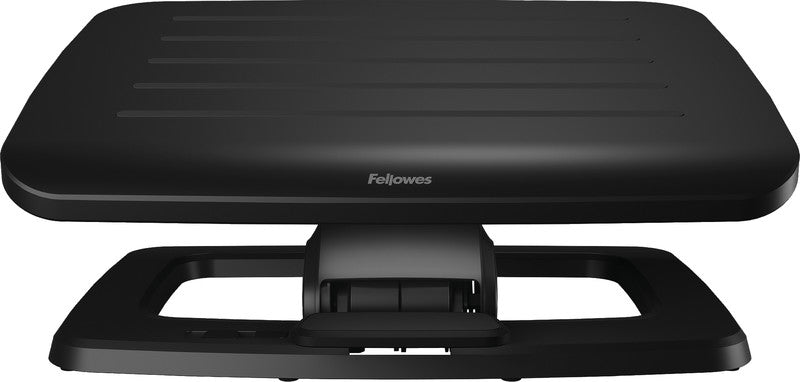 Fellowes Fussstütze Hana – 45 × 21,8 × 17,5 cm, Aluminium/Esche, schwarz