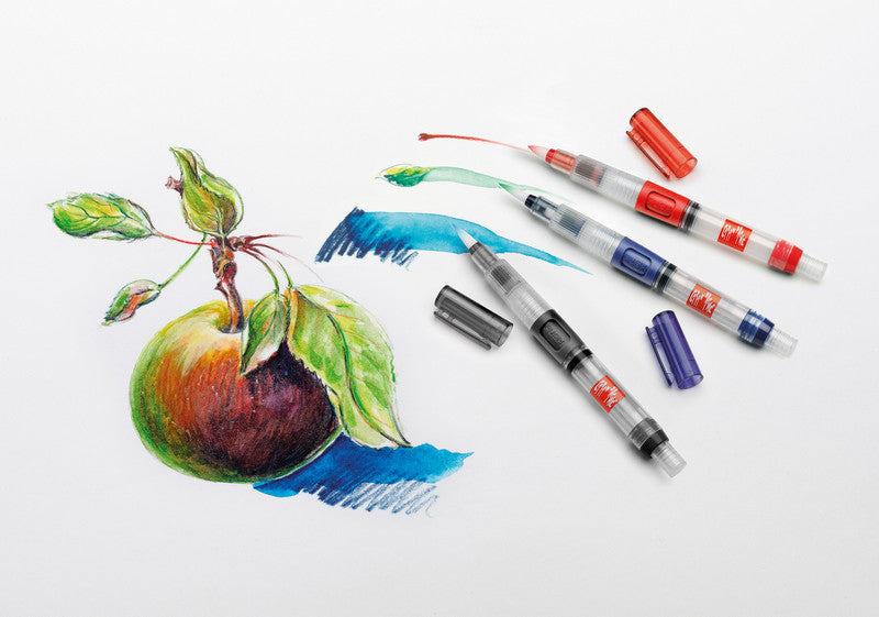 Caran d-Ache Caran d'Ache Aquarellpinsel – Blau, Länge 140 mm, mit Wasserreservoir, ab 3 J.