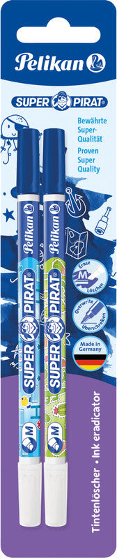 Pelikan Tintenlöscher – Keil – Blau – Blister 2 Stk.