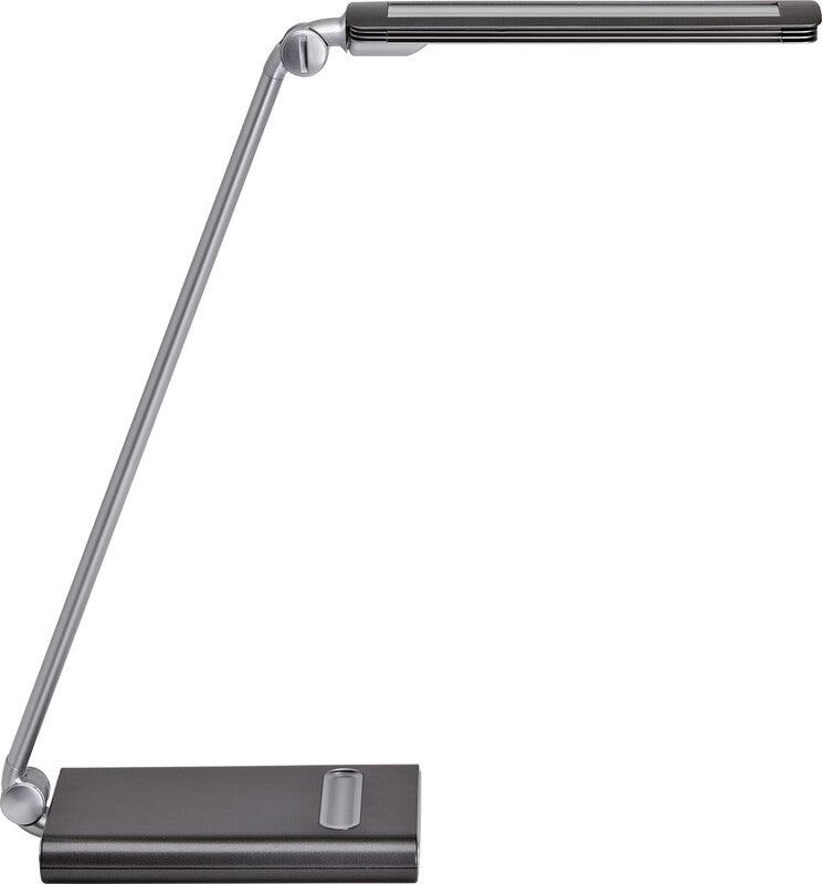 MAUL LED-Tischleuchte – USB, 7-stufig dimmbar – 6500 K – 430 lm 6 W – Silber