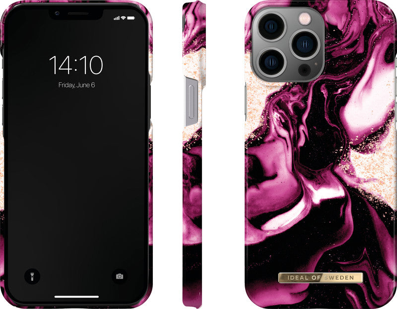 Ideal of Sweden – Backcover – für Apple iPhone 13 Pro Max – Golden Ruby Marble