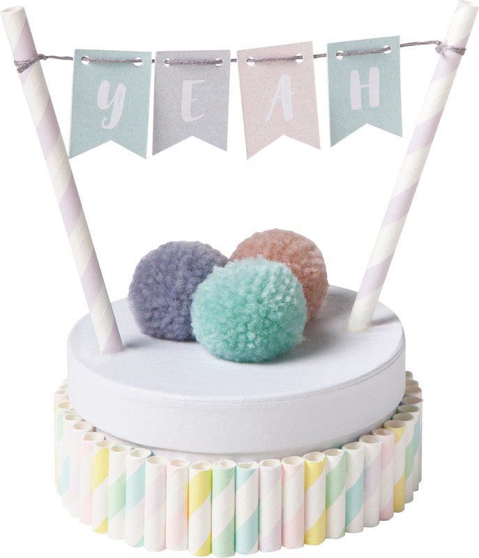 Folia Papierstrohhalme – L 20 cm, Ø 6 mm, mehrfarbig, 25 Stück