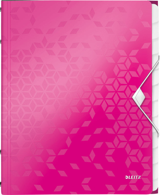 Leitz Ordner WOW – pink, Kunststoff