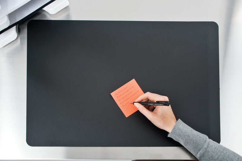 Kolma Schreibunterlage Undercover Selection – schwarz – 700 × 500 mm – Kunststoff, rutschfest