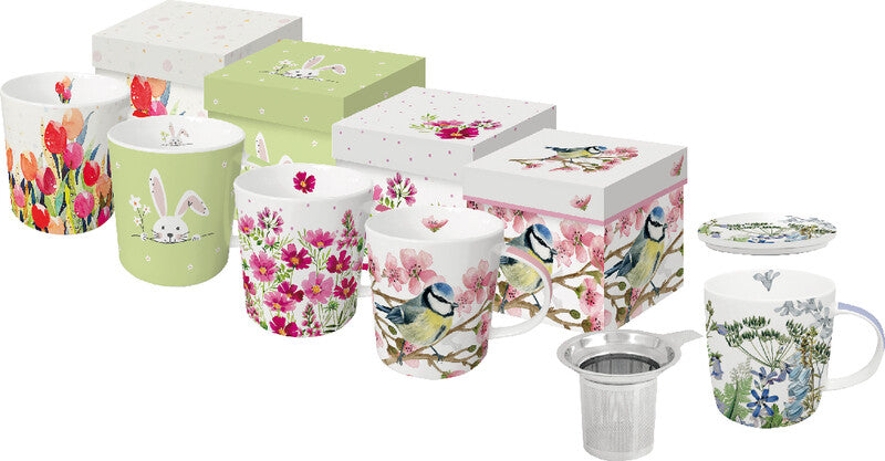 Ppd Tasse – 0,40 l, Porzellan, grün, spülmaschinenfest, mikrowellengeeignet