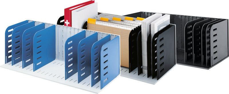 Styro Dokumentenablage RAC – für Hängemappen 320 × 240 mm und 320 × 260 mm – 723 × 304 × 248 mm