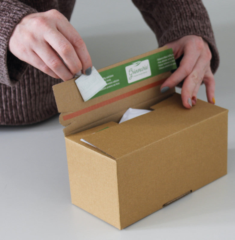 Grünmarie Umzugsbox, braun – 312 × 223 × 140 - 224 mm
