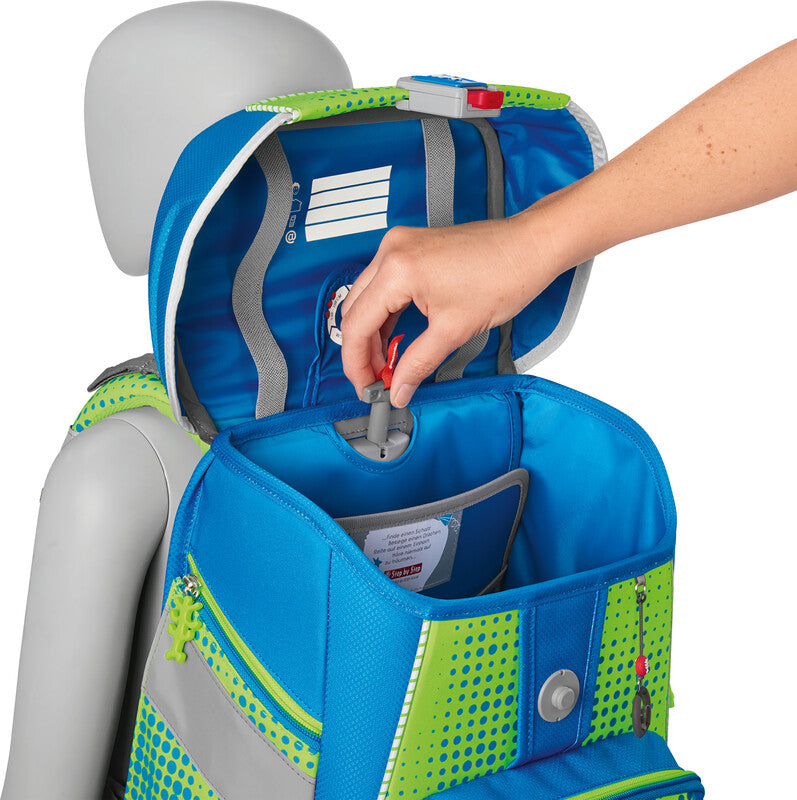 Step by Step Schulrucksack-Set – 5-teilig – Race Car Chuck