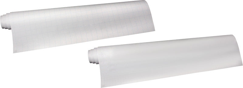Q-connect Flipchart-Block – 68 × 99 cm, 20 Blatt/Block, perforiert, mit Lochung, weiss, Papier, Recycling
