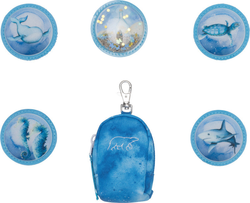 Beckmann Magic Mags Zubehörset – 5-teilig – Ocean – für Classic, Active Air FLX, Plus Air