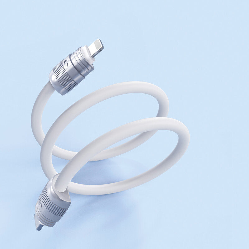 Dux Ducis Daten- & Ladekabel – USB-C auf Lightning 0,3 m, 27 W, Weiss – für iPhone/iPad