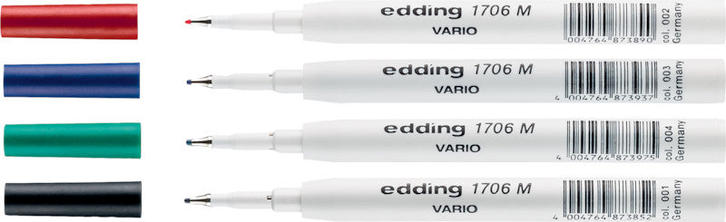 Edding 1706 M Vario Fineliner 0,5 mm – schwarz