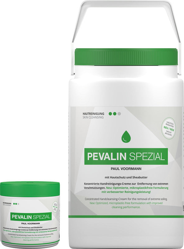 Pevalin spezial Handreinigungscreme – 3 l, Kunststoff, Weiss, Biologisch abbaubar, Sheabutter-Duft