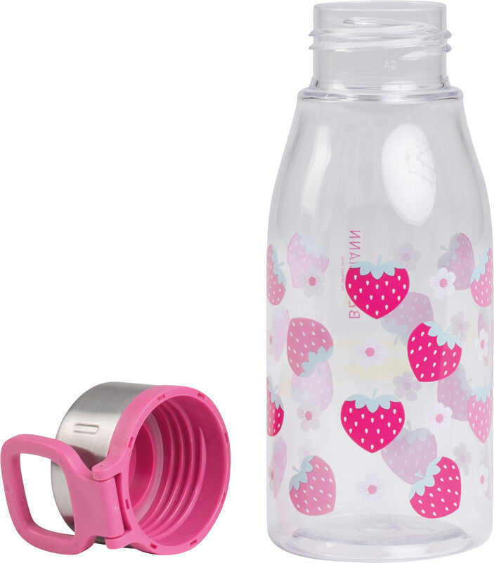 Beckmann Trinkflasche 400 ml – Tritan, Schraubdeckel, Strawberry