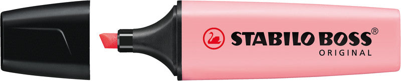 STABILO BOSS Original Textmarker Desktop Set 15 Farben Pastell – Keilspitze, 2–5 mm