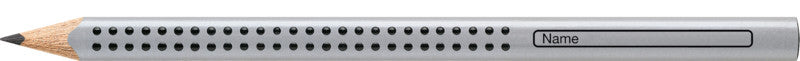 Faber-Castell Grip Jumbo Bleistift, Dreikant B Mine Ø 3,25 mm grau