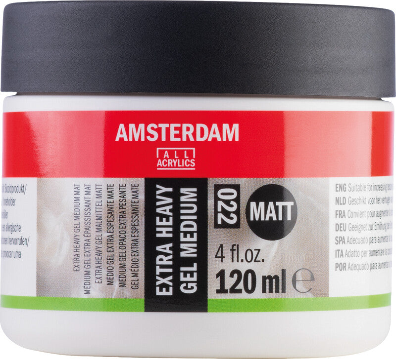Royal Talens Heavy Gel Medium 022 – Malmittel, Transparent, Matt – 120 ml – für Acrylfarbe