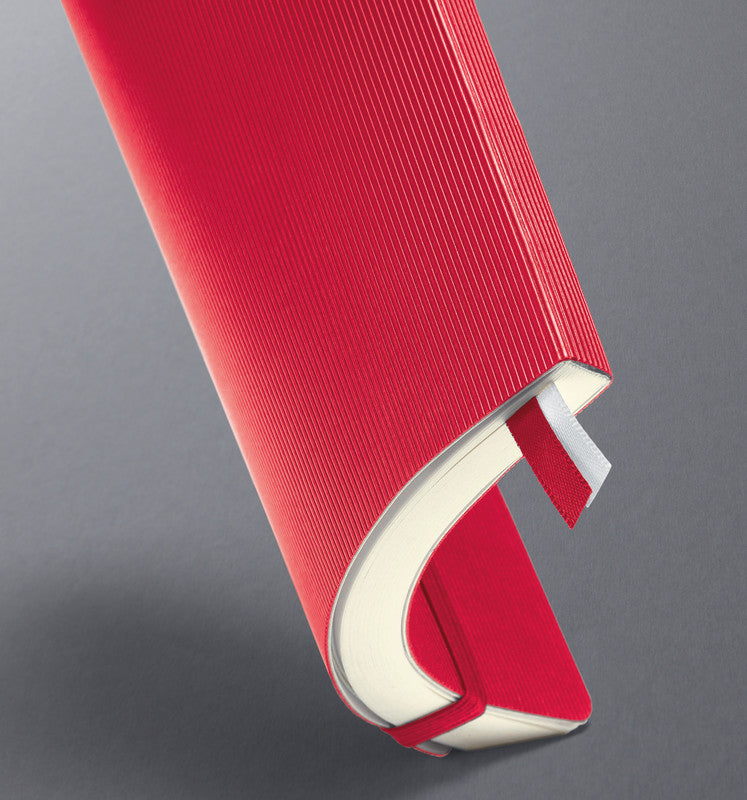 Sigel Notizbuch, A5, liniert, Fadenheftung, Softcover, 194 Seiten, 80 g/m² – rot
