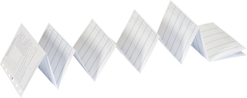 Succes Kalender-Einlage – 1 Tag/Seite, 6-fach, 8 × 12,5 cm, 2026