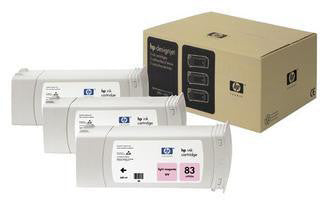 HP Tintenpatronen-Multipack 83, Magenta, 3er-Pack