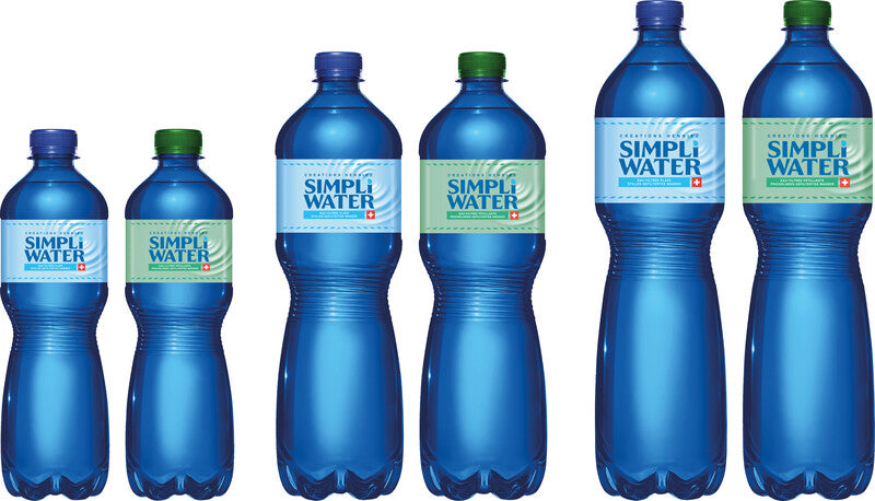 Simpli water Mineralwasser prickelnd – 1 l