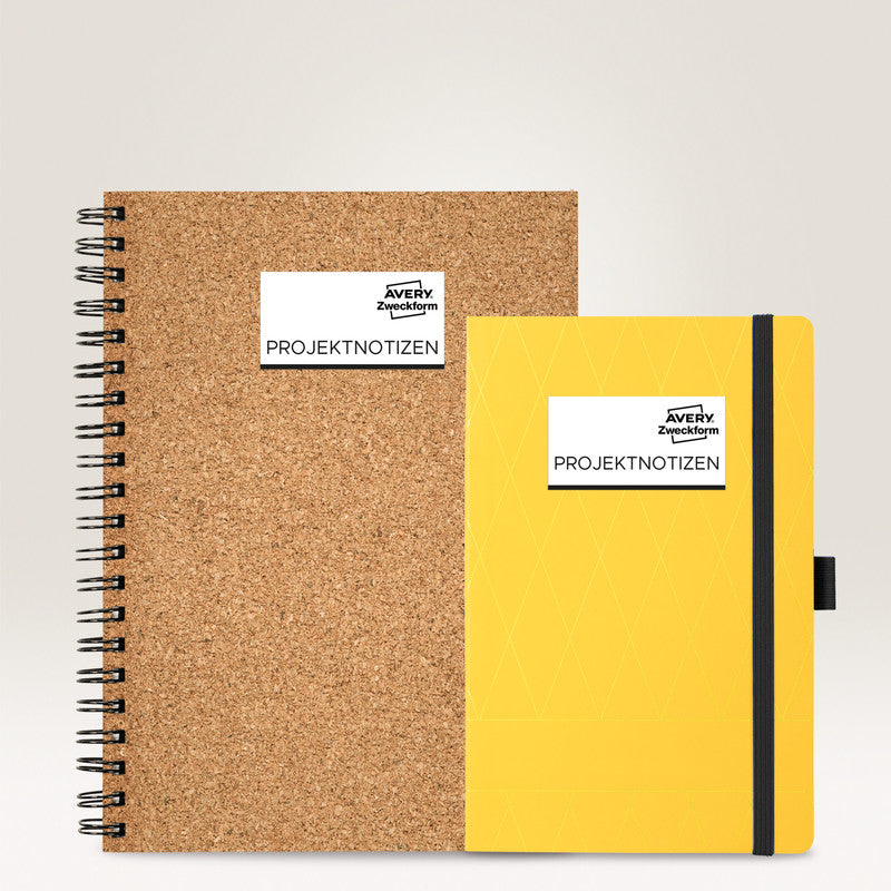 Avery Druckeretiketten, 70 mm × 36 mm, weiss, Papier, permanent, 65 Blatt (1560 Etiketten)