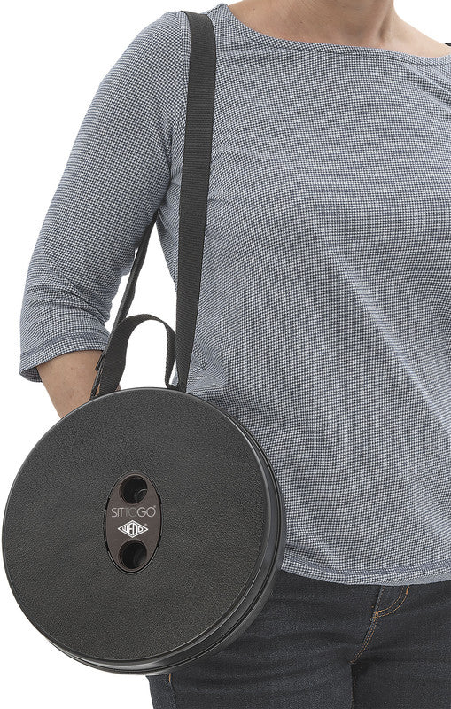 Wedo Hocker Sittogo – Sitzhöhe 6,5–44 cm, 135 kg, Schwarz