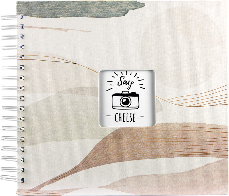 Hama Fotobuch Watercolor – braun, Spiralbindung, Karton, 280 × 240 mm