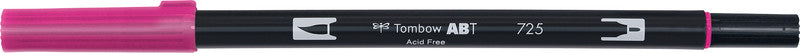 Tombow Pinselstift – Rhodaminrot, Kunststoff, 1er-Pack, wasservermalbar, geruchsarm